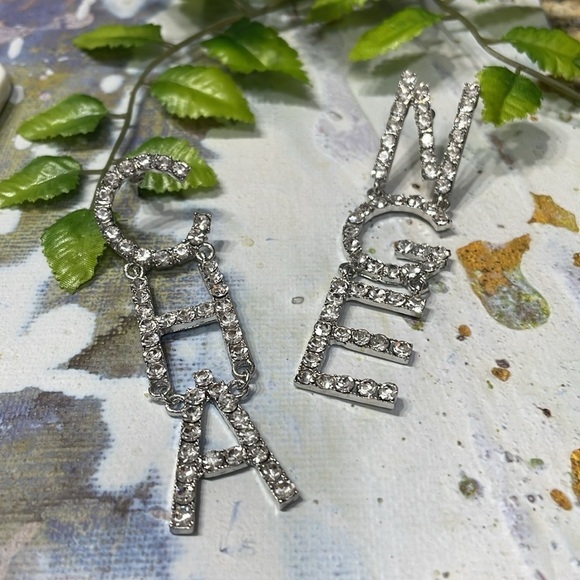 Zara Rhinestone Change Drop Earrings - Picture 11 of 12